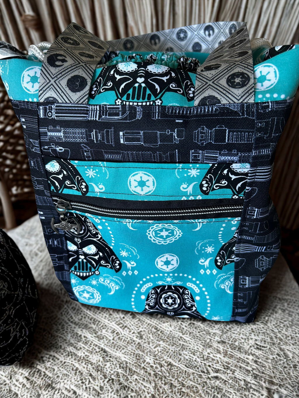 Galaxy Dad Drawstring Tote