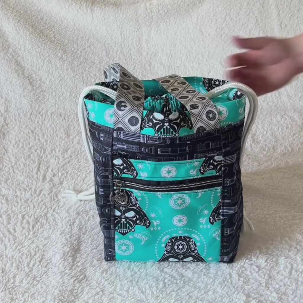 Galaxy Dad Drawstring Tote